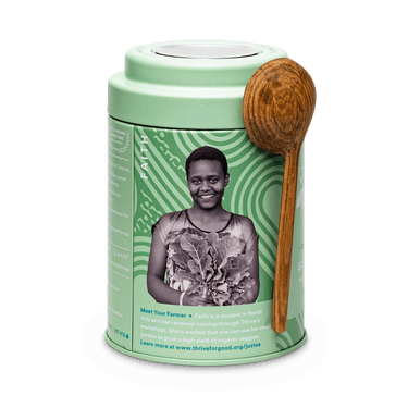 JusTea Golden Green - Dose & Löffel - Grüner Tee